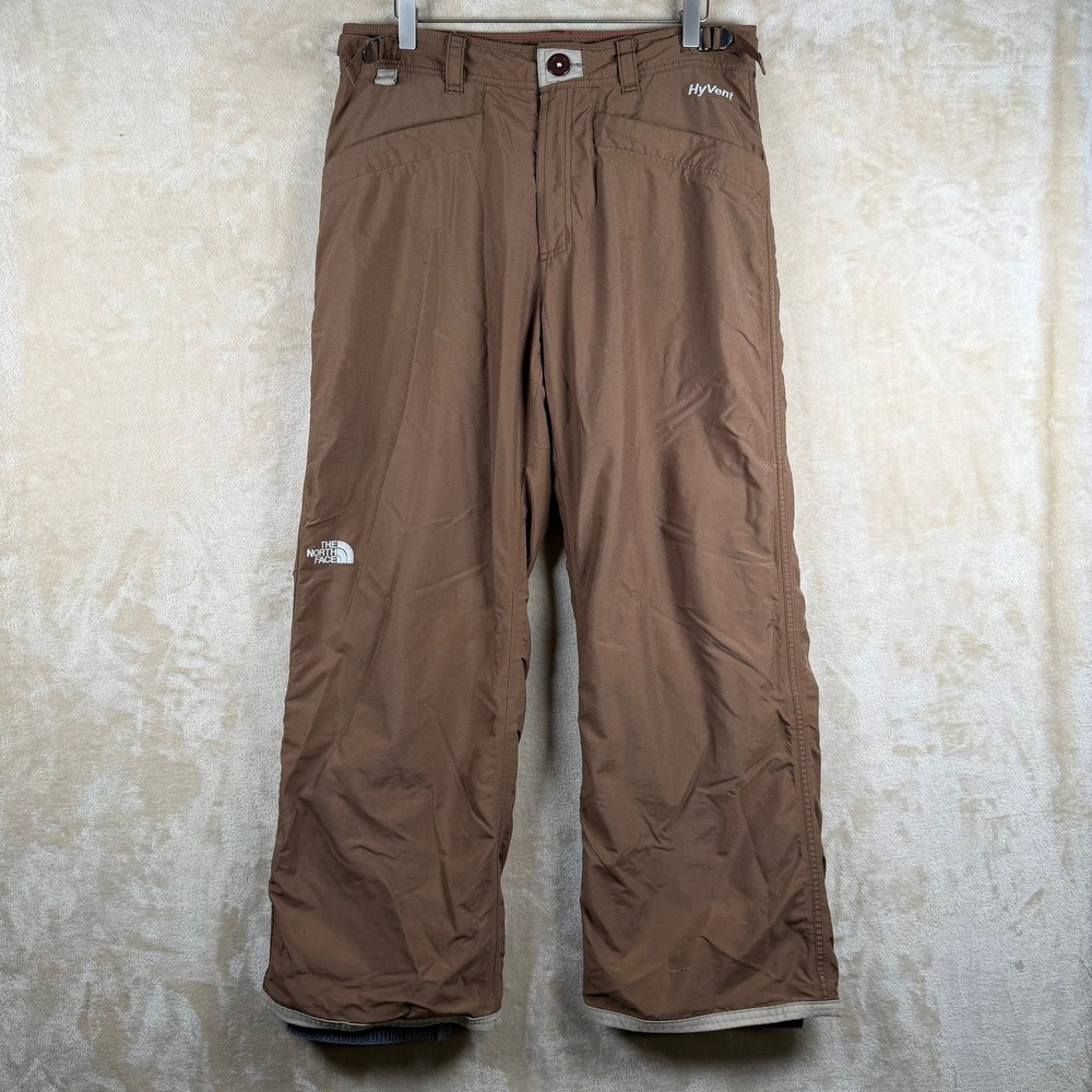 The North Face HyVent Mens Brown Snow Pants Ski Snowboard Size Medium RN61661